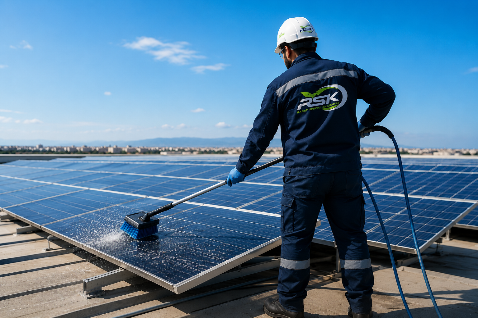 Nettoyage Panneaux Solaires